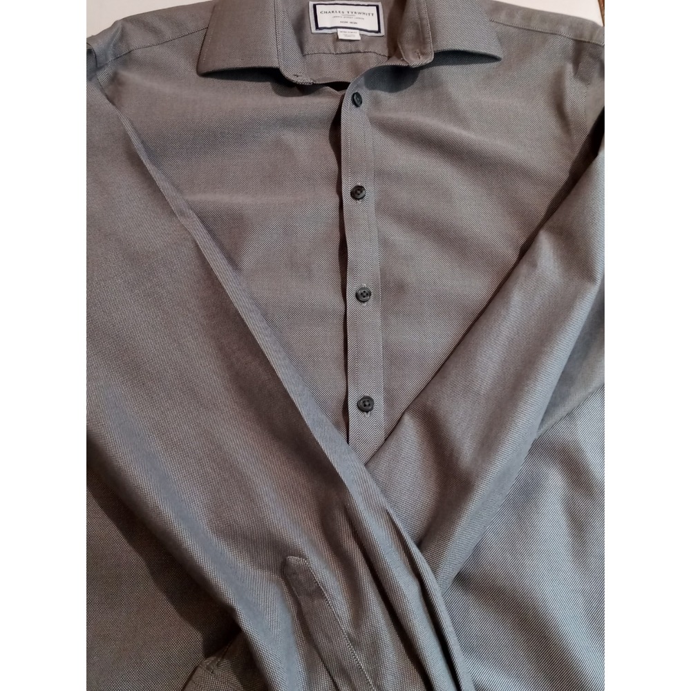 Charles Tyrwhitt Bundle Of 2 Non-Iron Royal Oxford Dress Shirt. Slim 15.5/35 - Picture 9 of 16